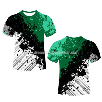 100% Polyester Pánske Sublimated Plus veľkosti T-košele